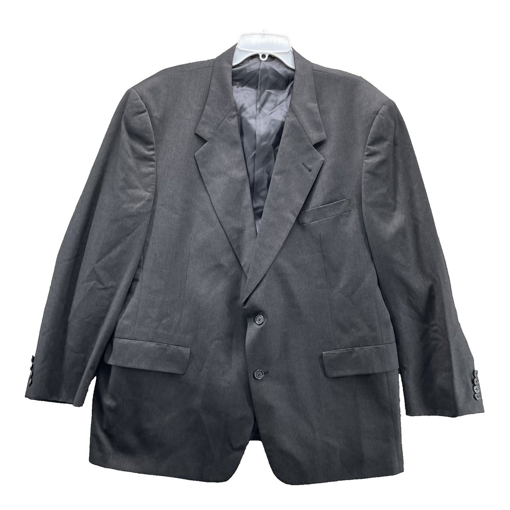 Vintage Hart Schaffner & Marx 100% Wool Blazer Men 48 R Academia Business Formal